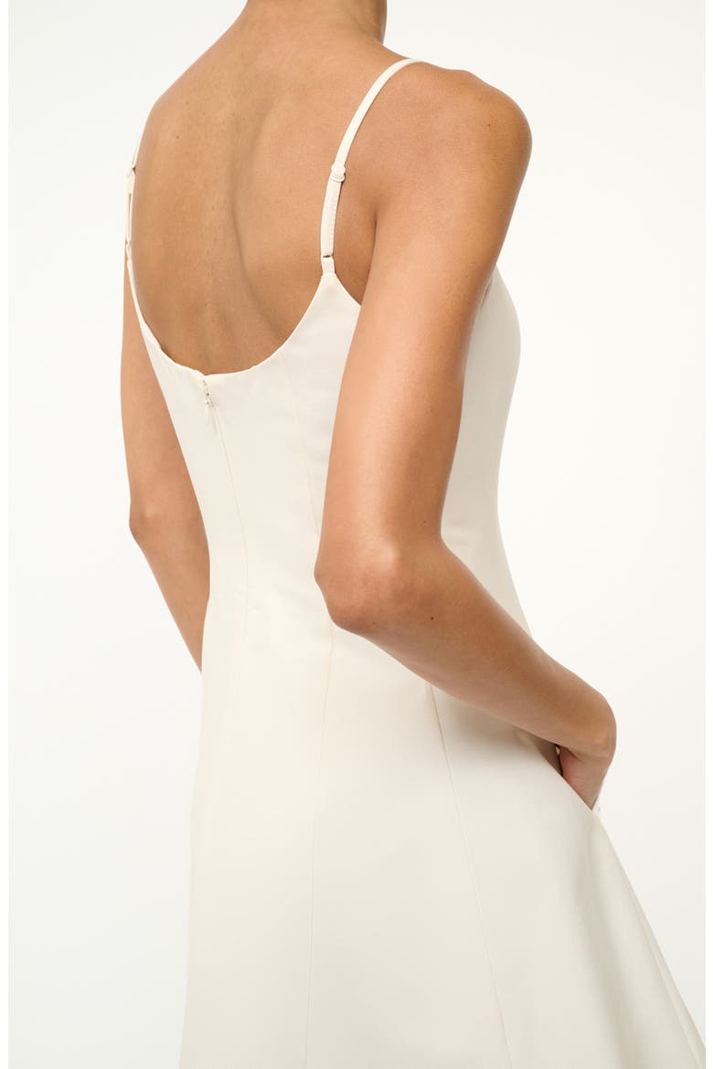 Joy Sleeveless Flare Minidress, Alternate, color, IVORY
