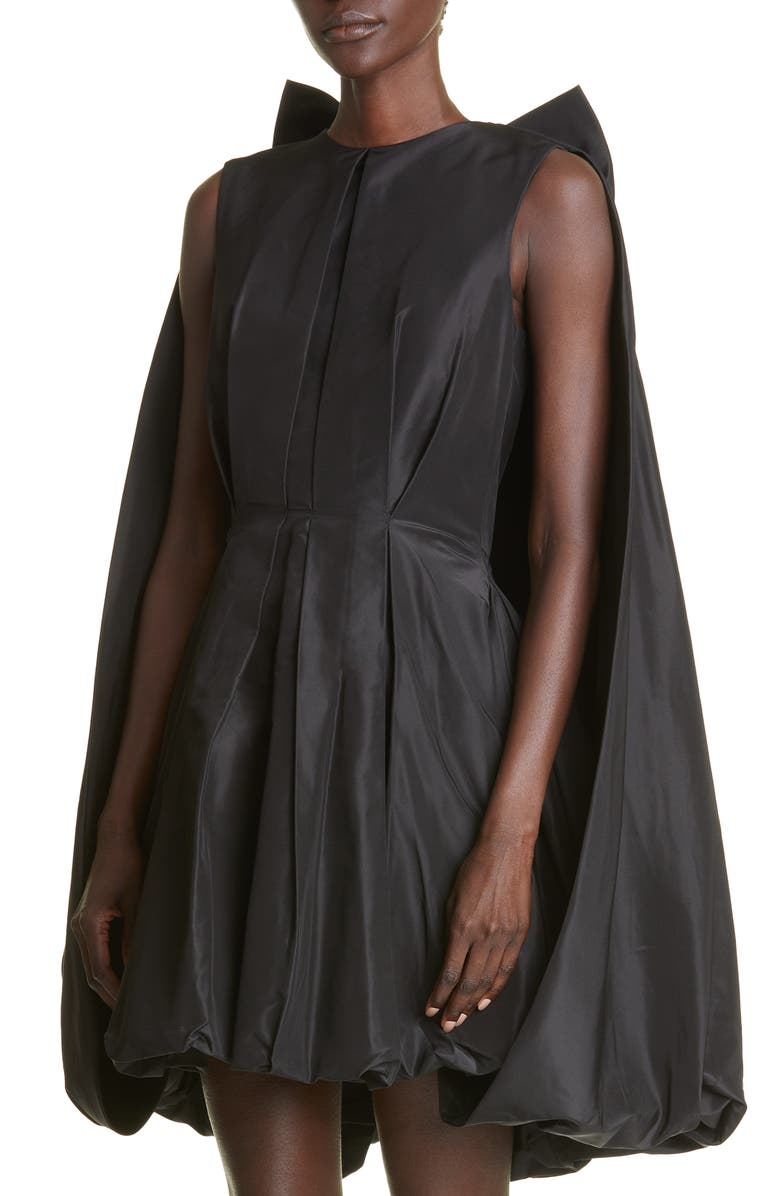 Jason Wu Collection Cape Back Bubble Hem Faille Minidress, Alternate, color, 