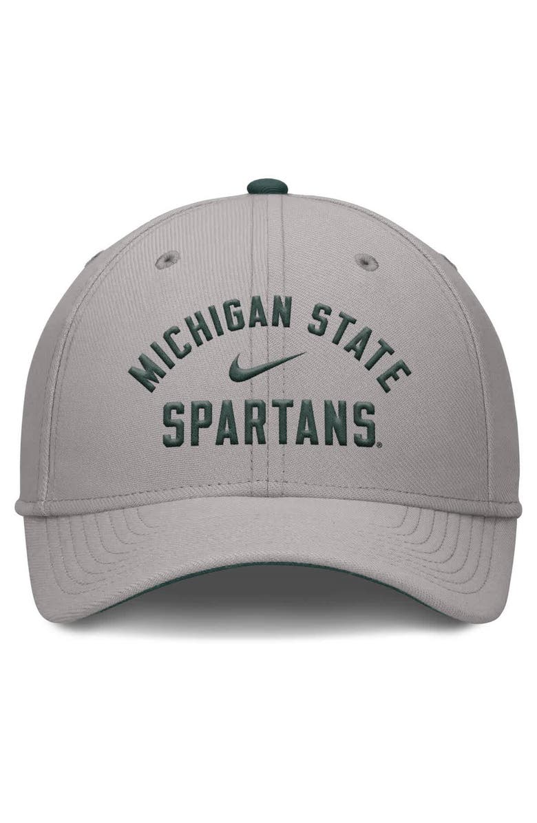 Nike Men's Nike Gray Michigan State Spartans Rise Prep Performance Flex Hat, Alternate, color, Gray