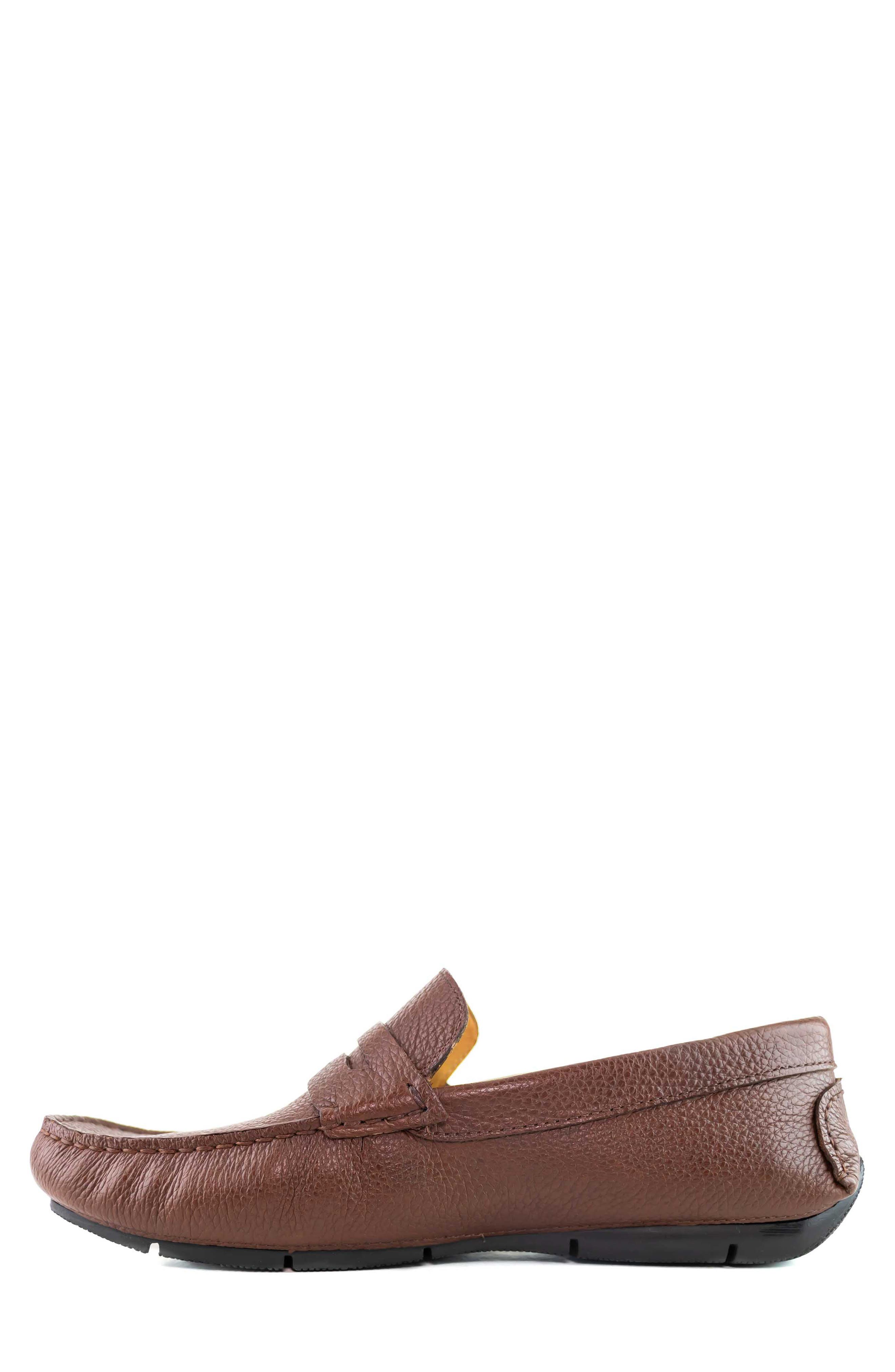 Marc Joseph New York Greenwich Pebbled Driver, Alternate, color, Brown Grainy