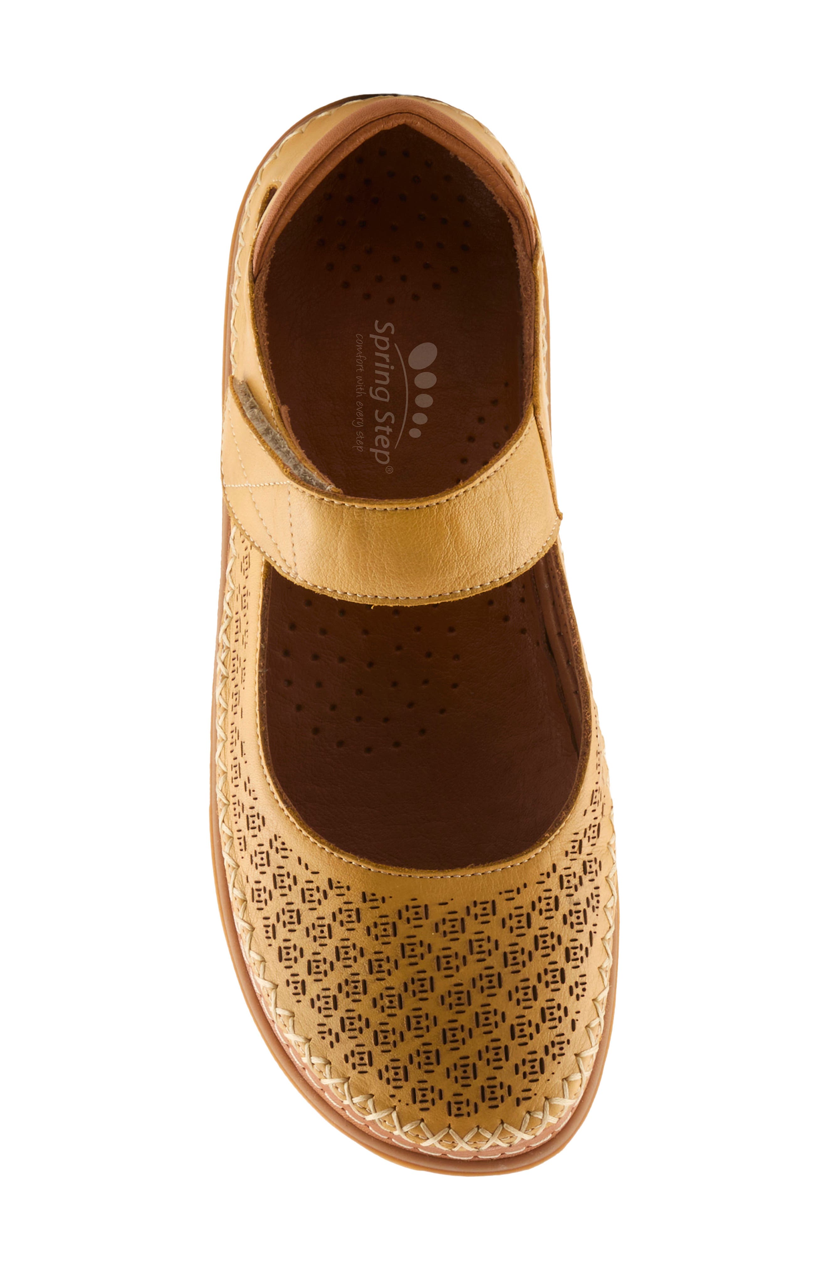 Spring Step Janah Mary Jane Sneaker, Alternate, color, Yellow