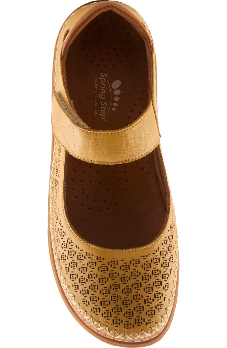 Spring Step Janah Mary Jane Sneaker, Alternate, color, Yellow