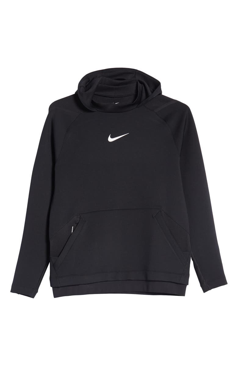 Nike Pro Dri-FIT Fleece Hoodie, Alternate, color,