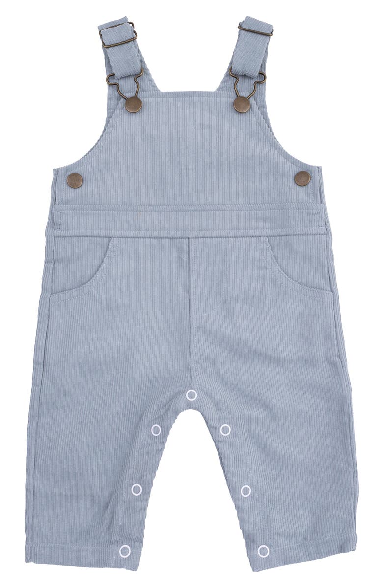 Angel Dear Classic Corduroy Overalls, Main, color, Quarry