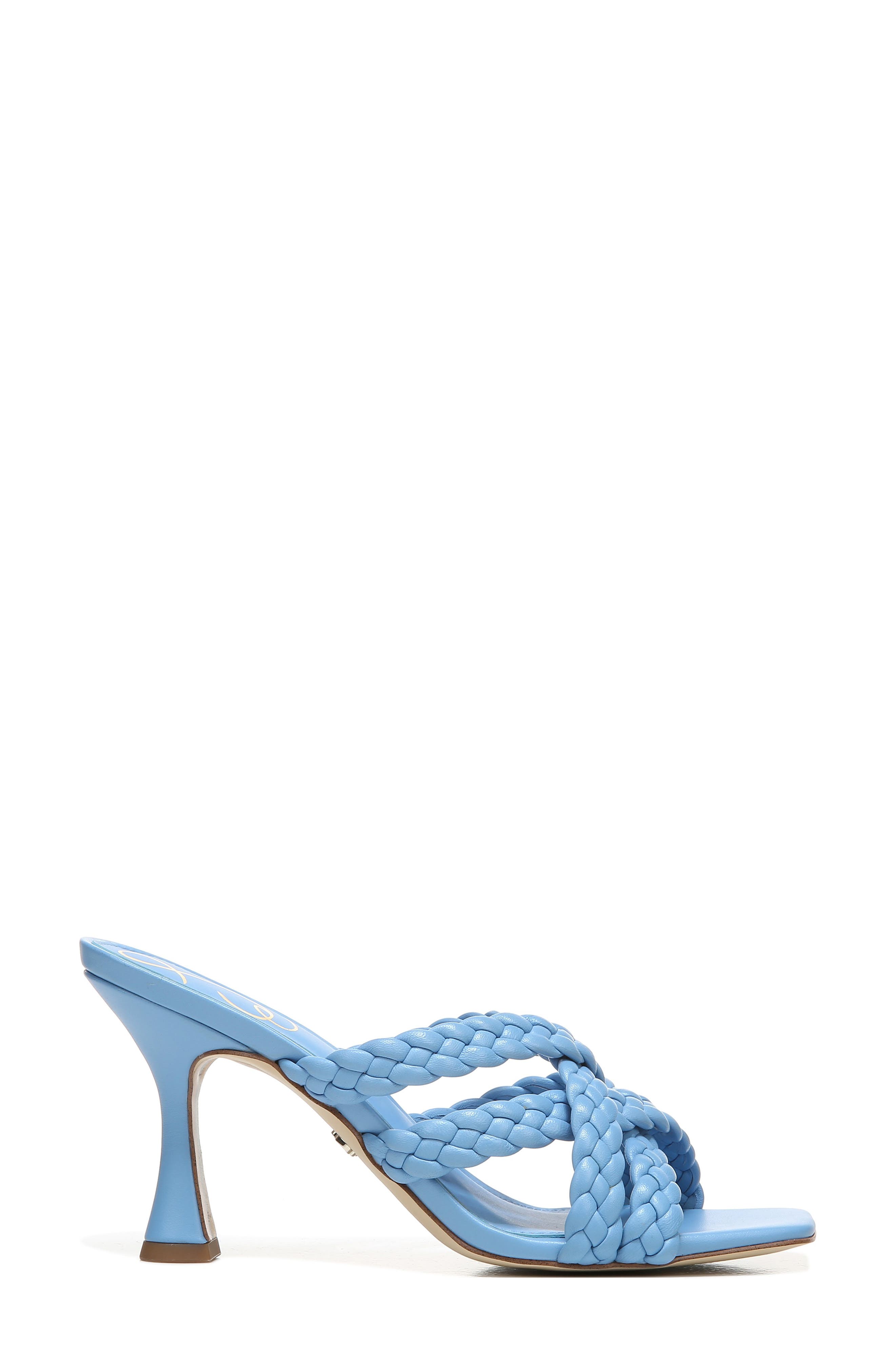 Marjorie Slide Sandal, Alternate, color, BLUE LEATHER