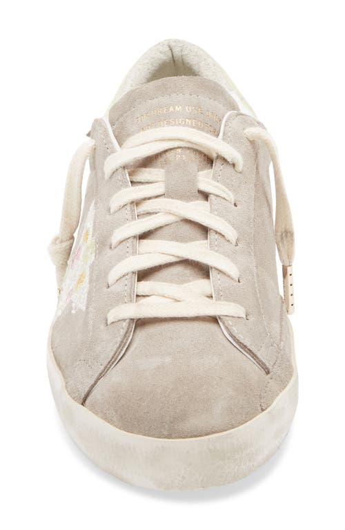 Golden Goose Super-star Low Top Sneaker In Green