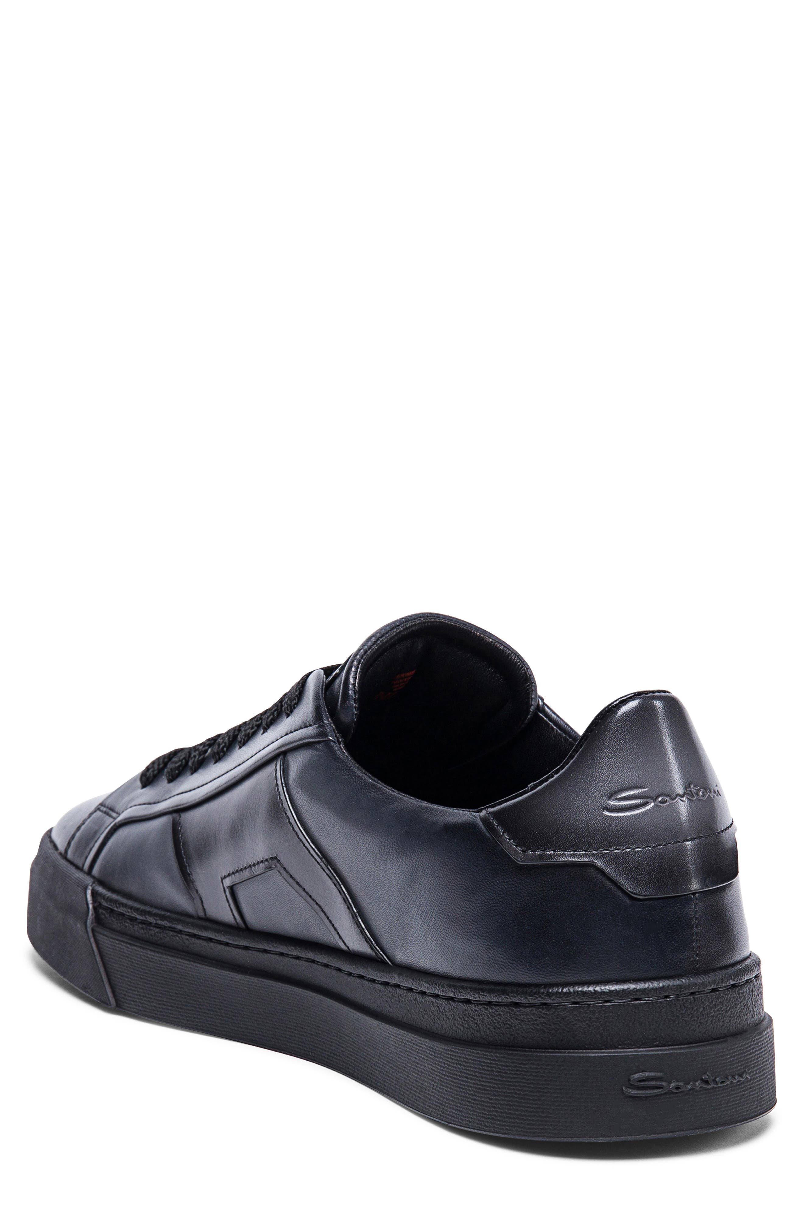 Santoni Burnished Colorblock Sneaker, Alternate, color, 