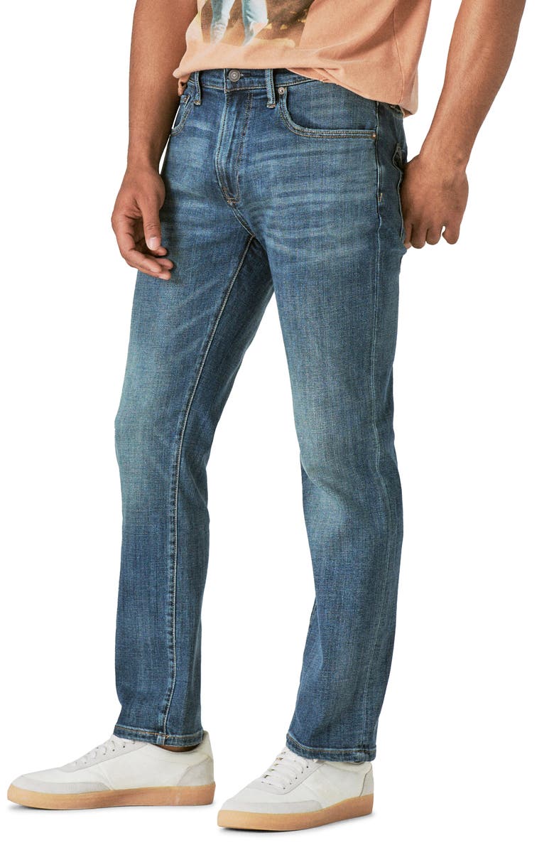 Lucky Brand 223 Relaxed Straight Leg CoolMax<sup>®</sup> Jeans, Alternate, color, Harrison