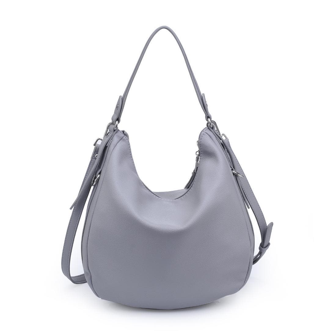 MODA LUXE Marla Hobo, Alternate, color, Grey
