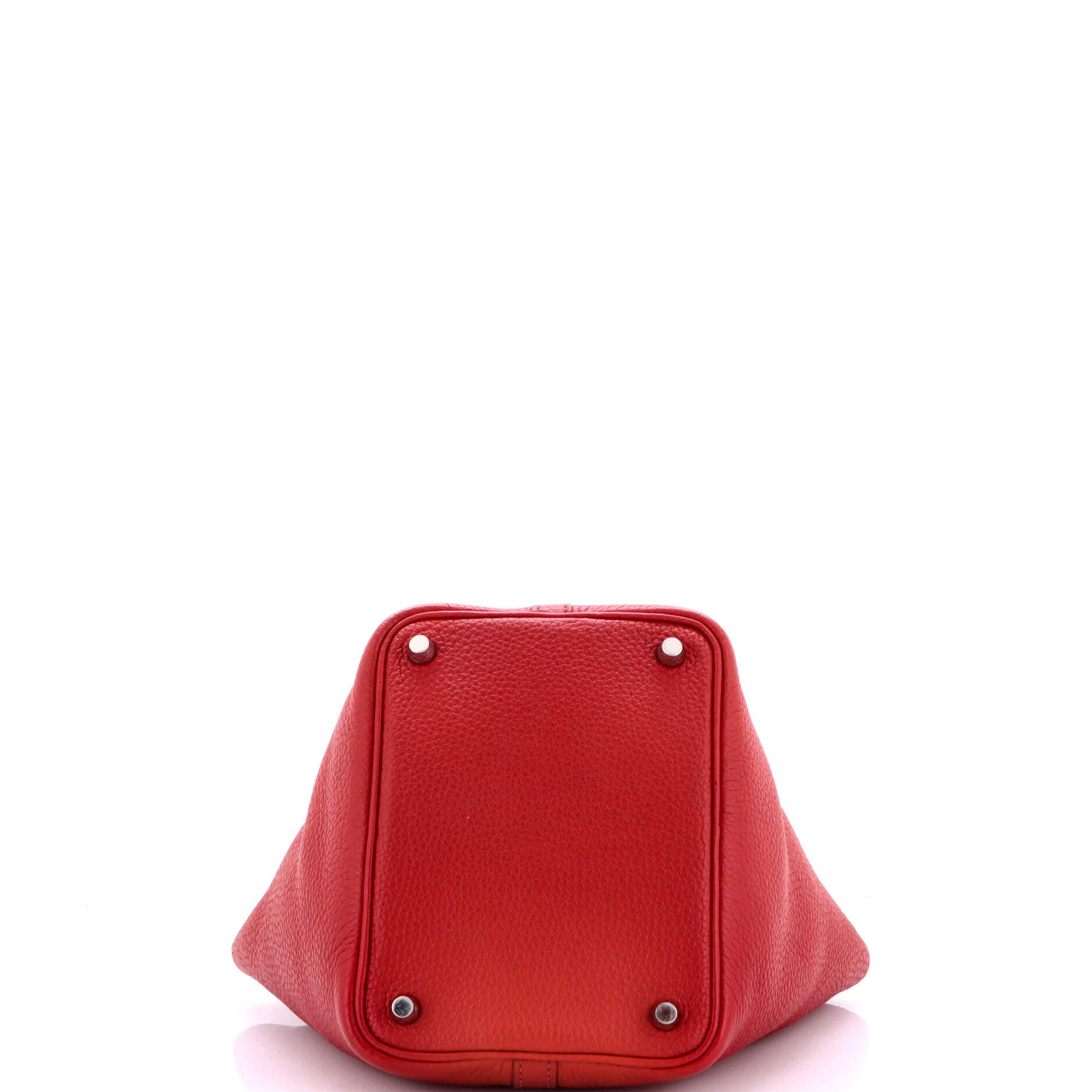 Pre-Owned Hermes Picotin Lock Bag Clemence PM, Alternate, color, Rouge Garance