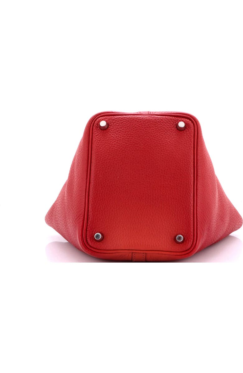 Pre-Owned Hermes Picotin Lock Bag Clemence PM, Alternate, color, Rouge Garance
