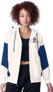 STARTER Women's Starter White New England Patriots Scrimmage Full-Zip Hoodie