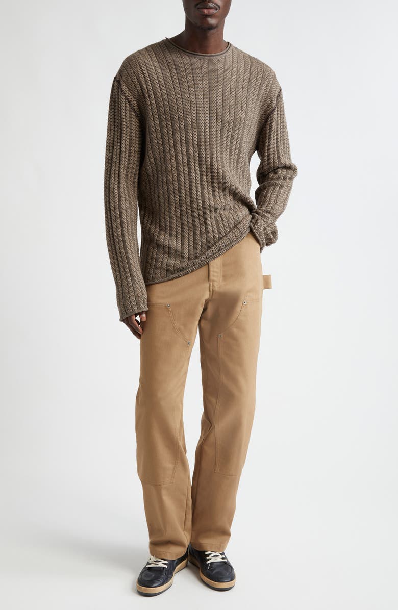 Golden Goose Journey Norton Jacquard Roll Neck Sweater, Alternate, color, 