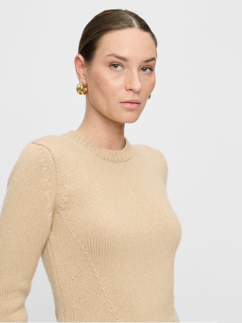 Callas Milano Jeanne Long Sleeve Crewneck Sweater In Neutral