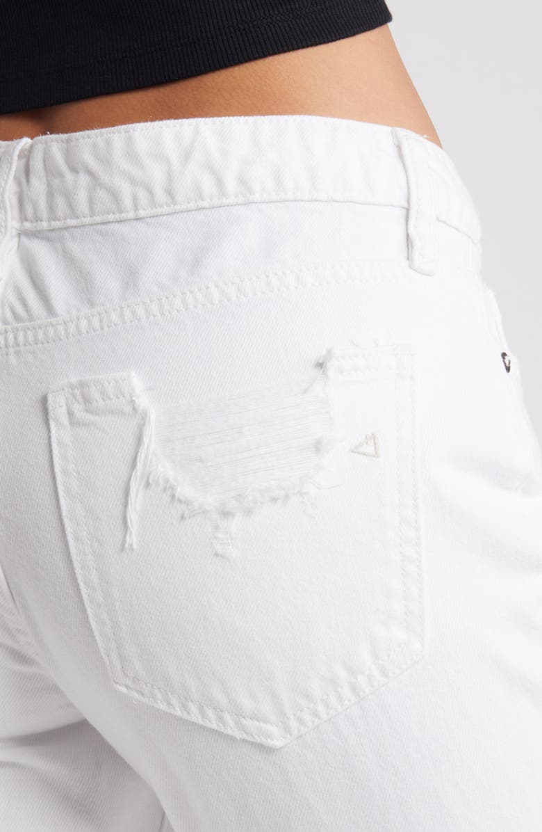 HIDDEN JEANS Slim Ripped Fray Hem Boyfriend Jeans, Alternate, color, 