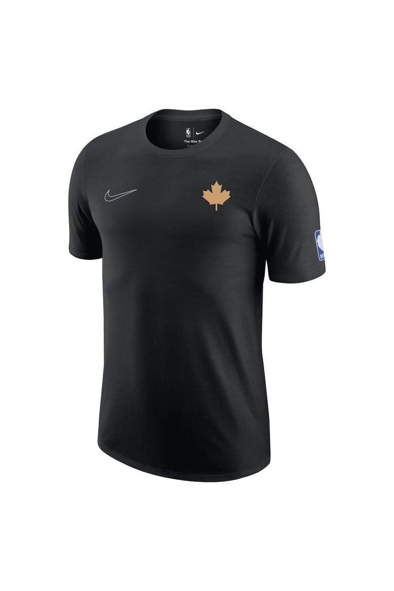 Men's Nike Black Toronto Raptors 2022/23 City Edition Courtside Max90 Backer T-Shirt, Alternate, color, Black