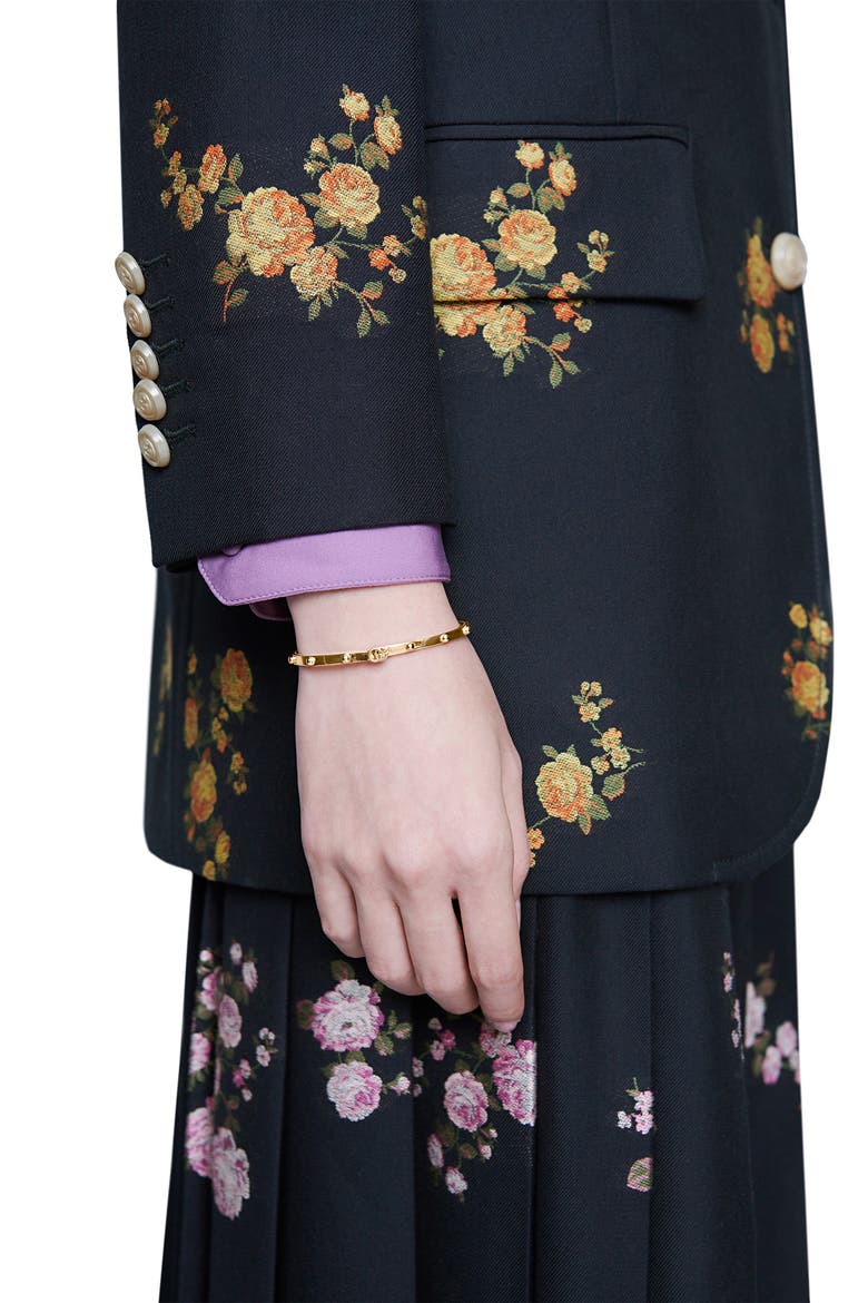 GG Running Bangle, Alternate, color, YELLOW GOLD