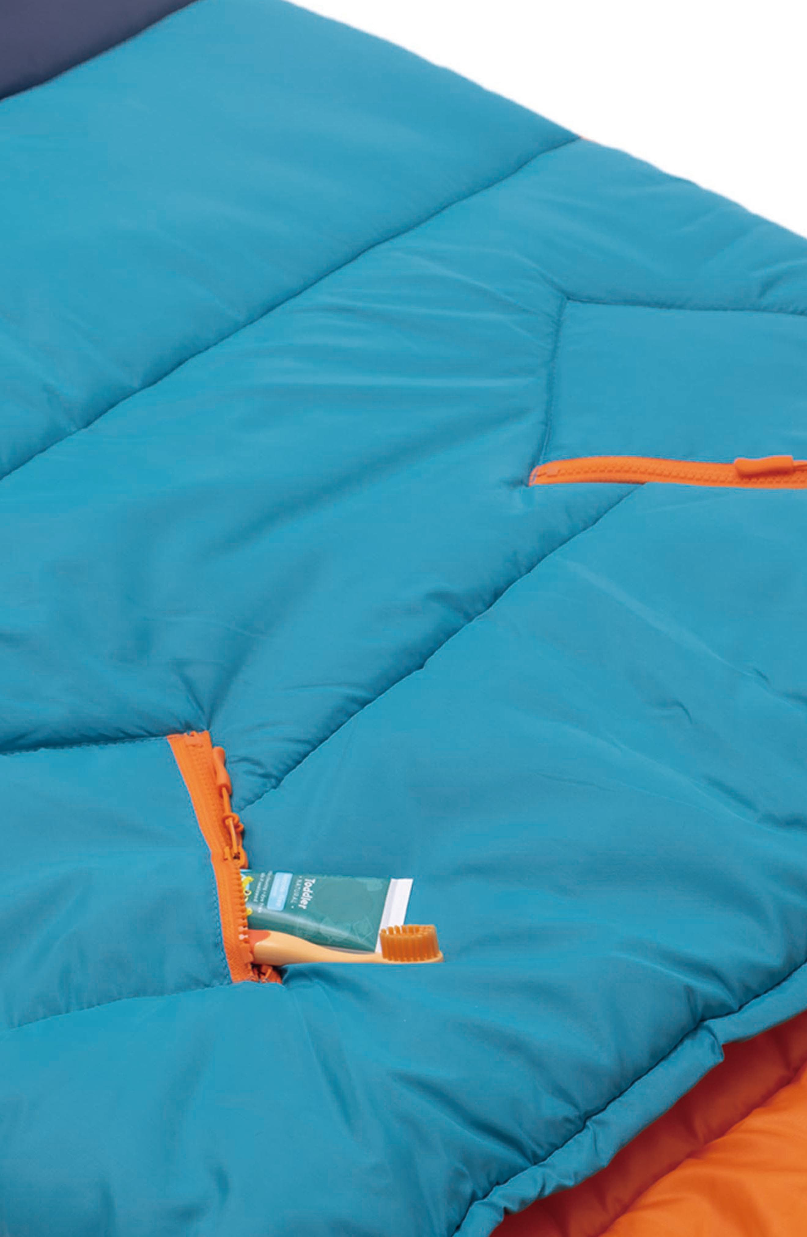 Kids' Sleep-n-Pack Sleeping Bag Backpack, Alternate, color, BLUE MULTI