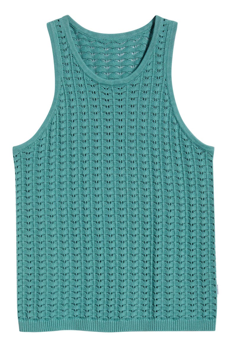 Salt Water Knit Tank, Alternate, color, TEAL