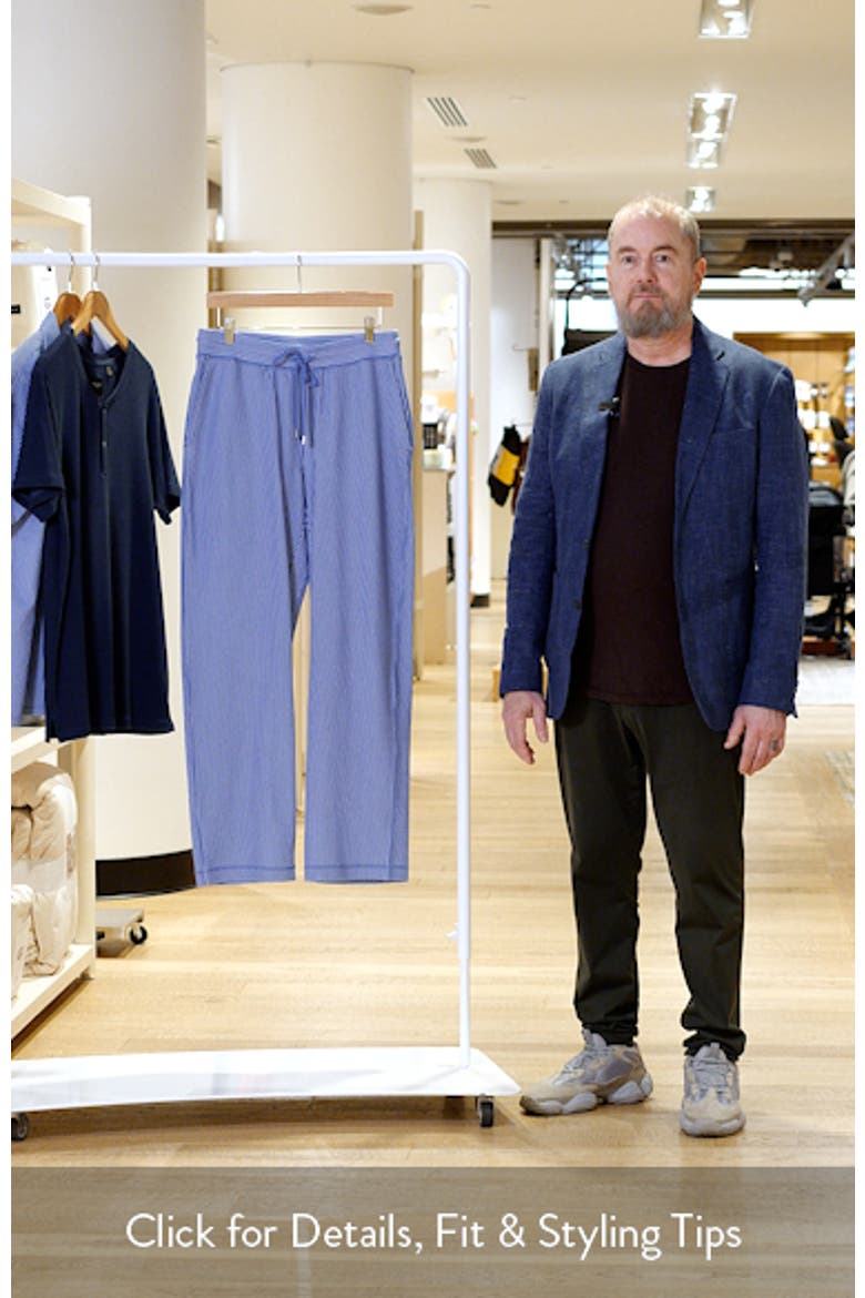 Pinstripe Seersucker Pajama Pants video