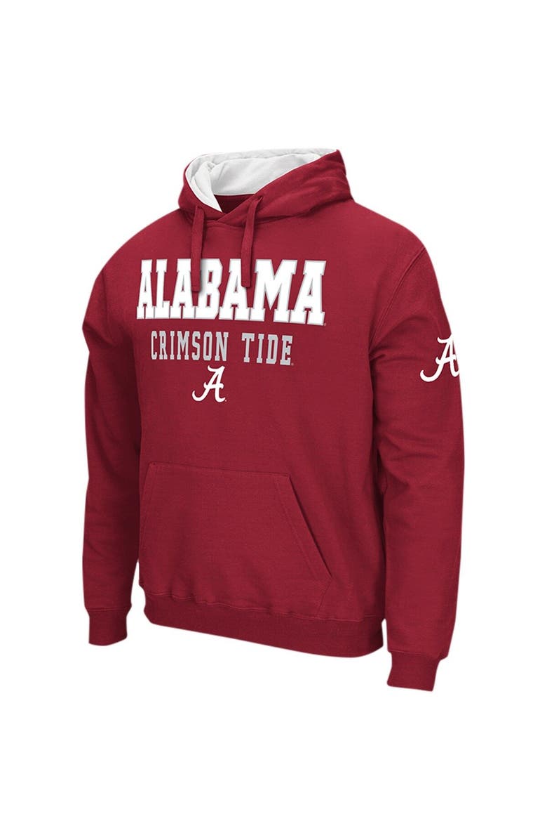 COLOSSEUM Men's Colosseum Crimson Alabama Crimson Tide Sunrise Pullover Hoodie, Alternate, color, Crimson