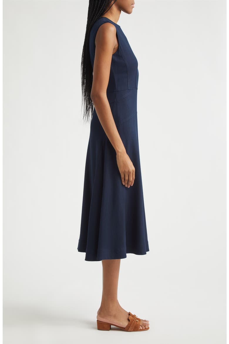 Karrigan Midi Dress, Alternate, color, NAVY