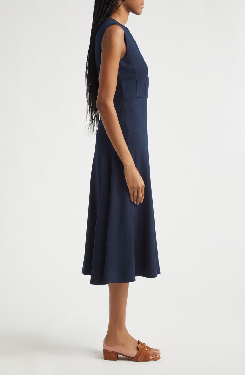 Veronica Beard Karrigan Midi Dress, Alternate, color, Navy