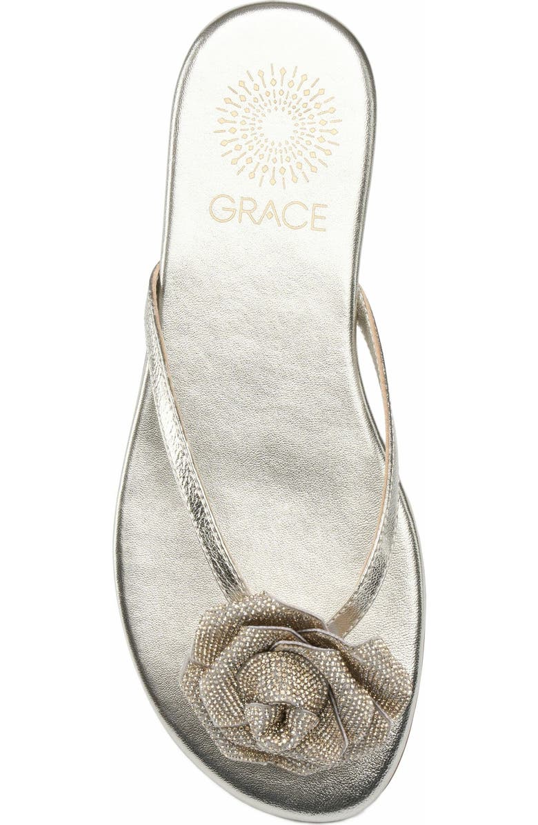 Grace Footwear Sicily Sandal, Alternate, color, Gold