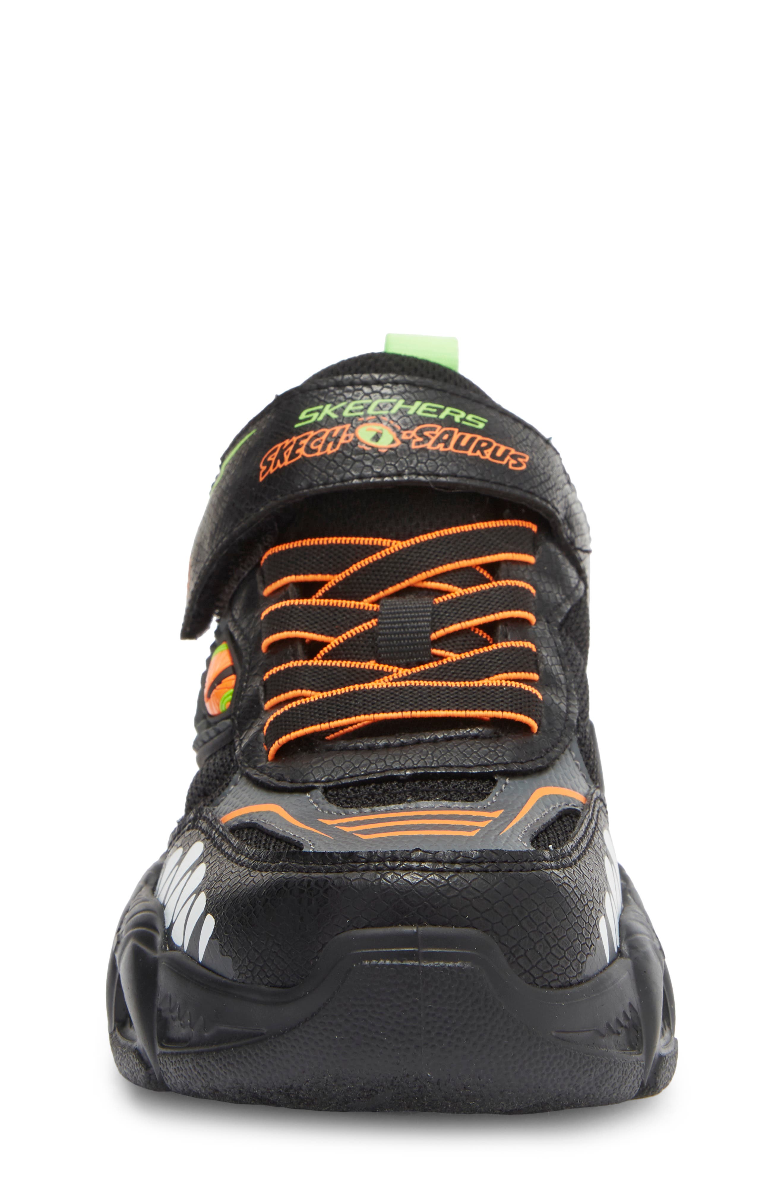 Kids' Skech-O-Saurus Lights 3.0 Sneaker, Alternate, color, BLACK MULTI