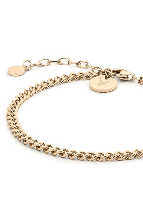 Vincero The Cuban Link Bracelet In Gold