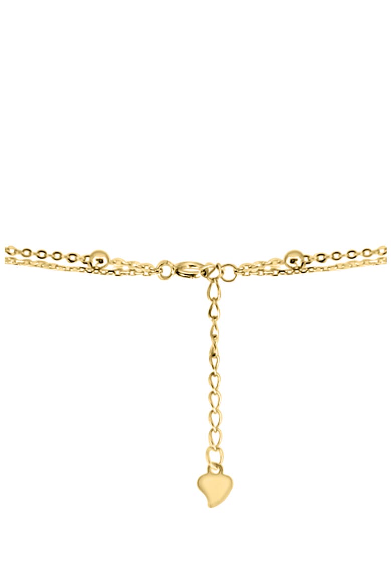 14k Gold Plated Sterling Silver 6mm Freshwater Pearl Station Layered Necklace, Alternate, color, YELLOW GOLD