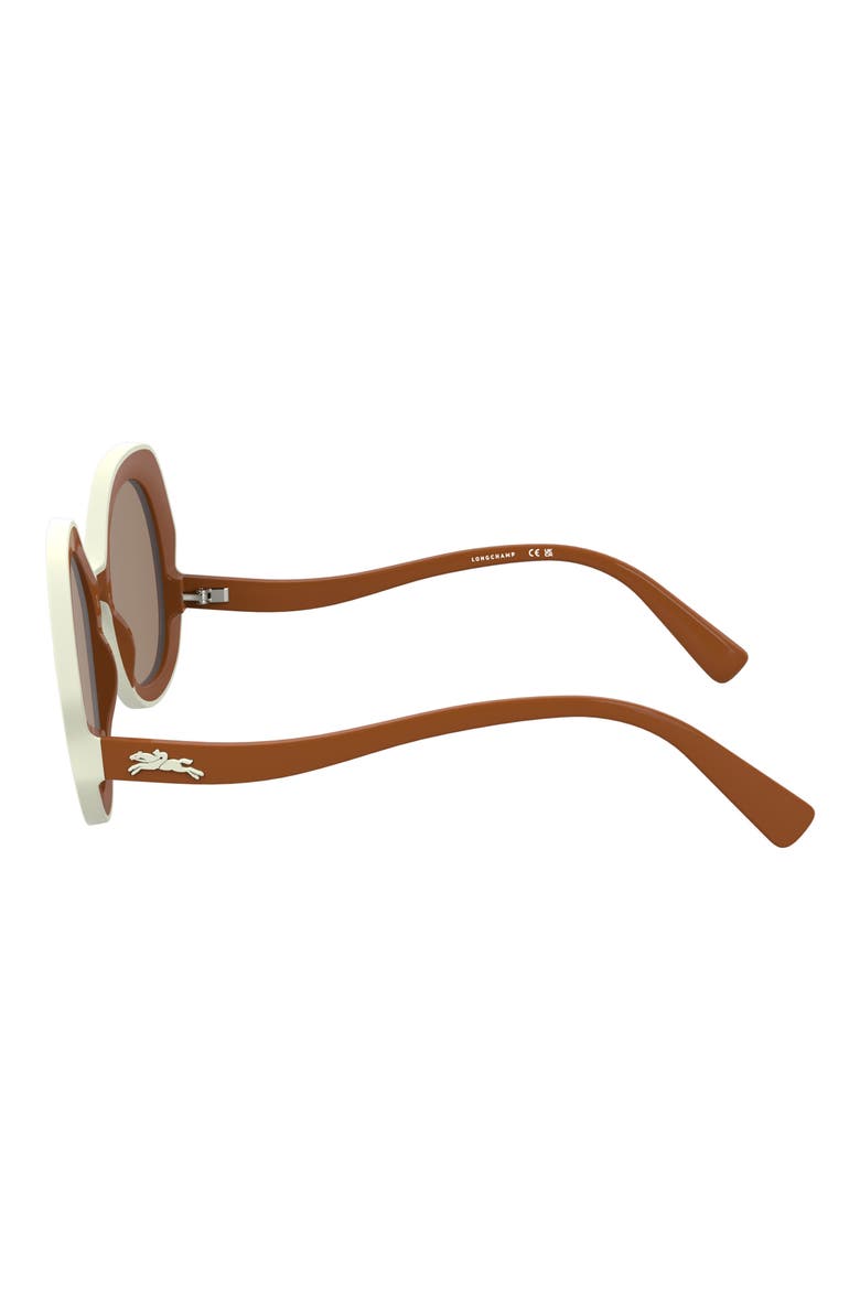 52mm Oval Sunglasses, Alternate, color, ORANGE