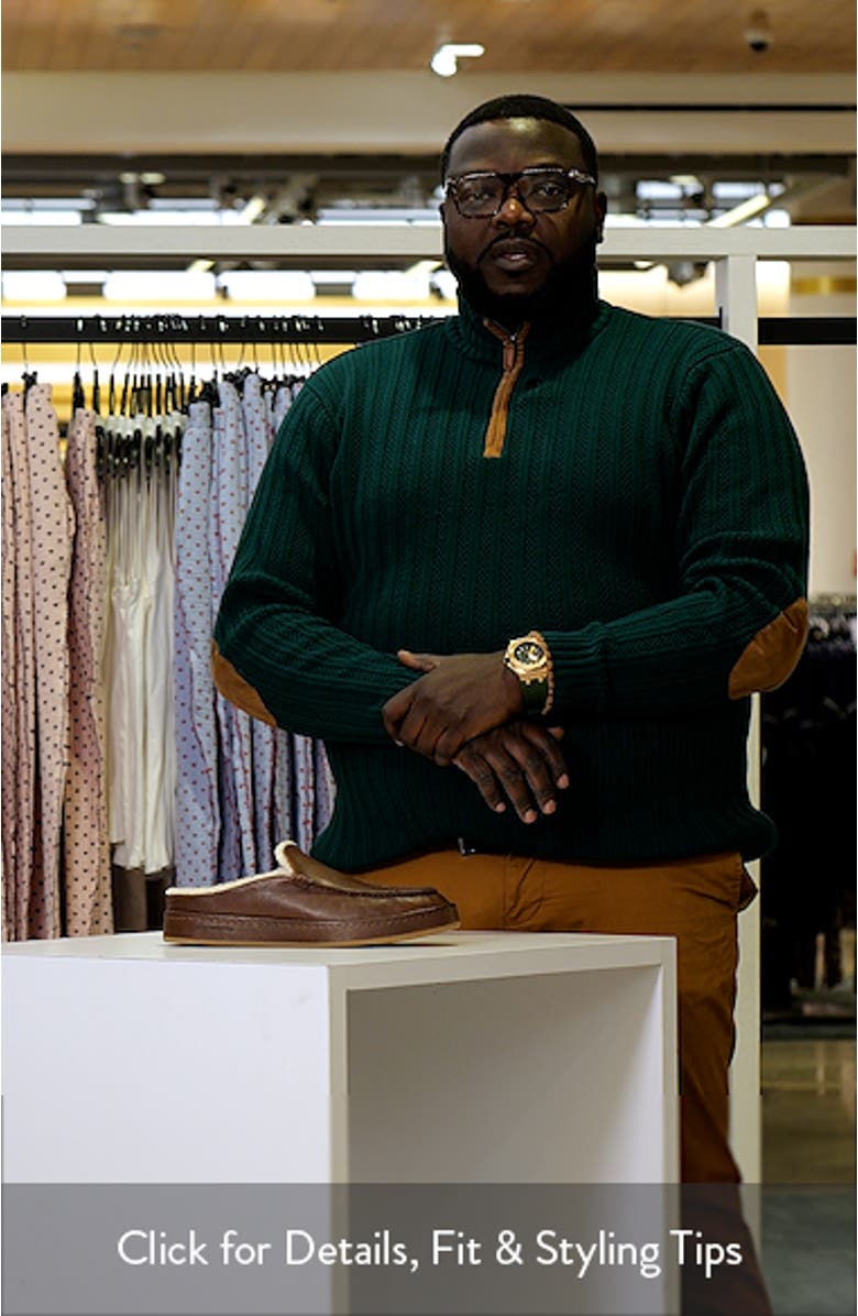 Bowen Genuine Shearling Lined Mule Slipper, sales video thumbnail