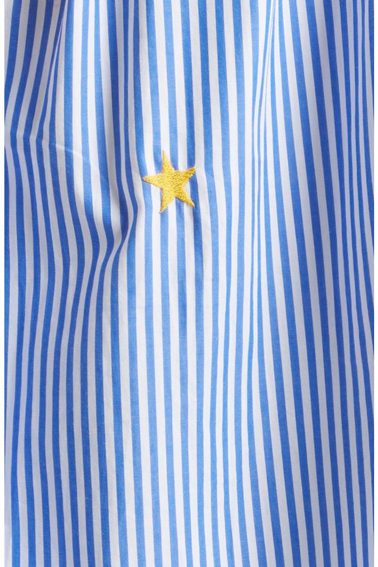 Magic of the Mercado Stripe Balloon Sleeve Cotton Button-Up Shirt, Alternate, color, MAGIC OF THE MERCADO