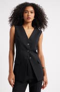 Open Edit Icon Twill Relaxed Vest