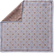 Jack Victor Selby Reversible Silk Pocket Square