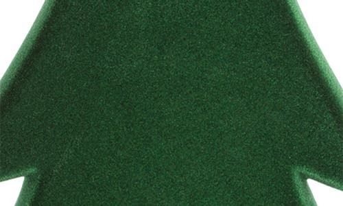 Zodax Kazuko Flocked Ceramic Tree Figurine In Green