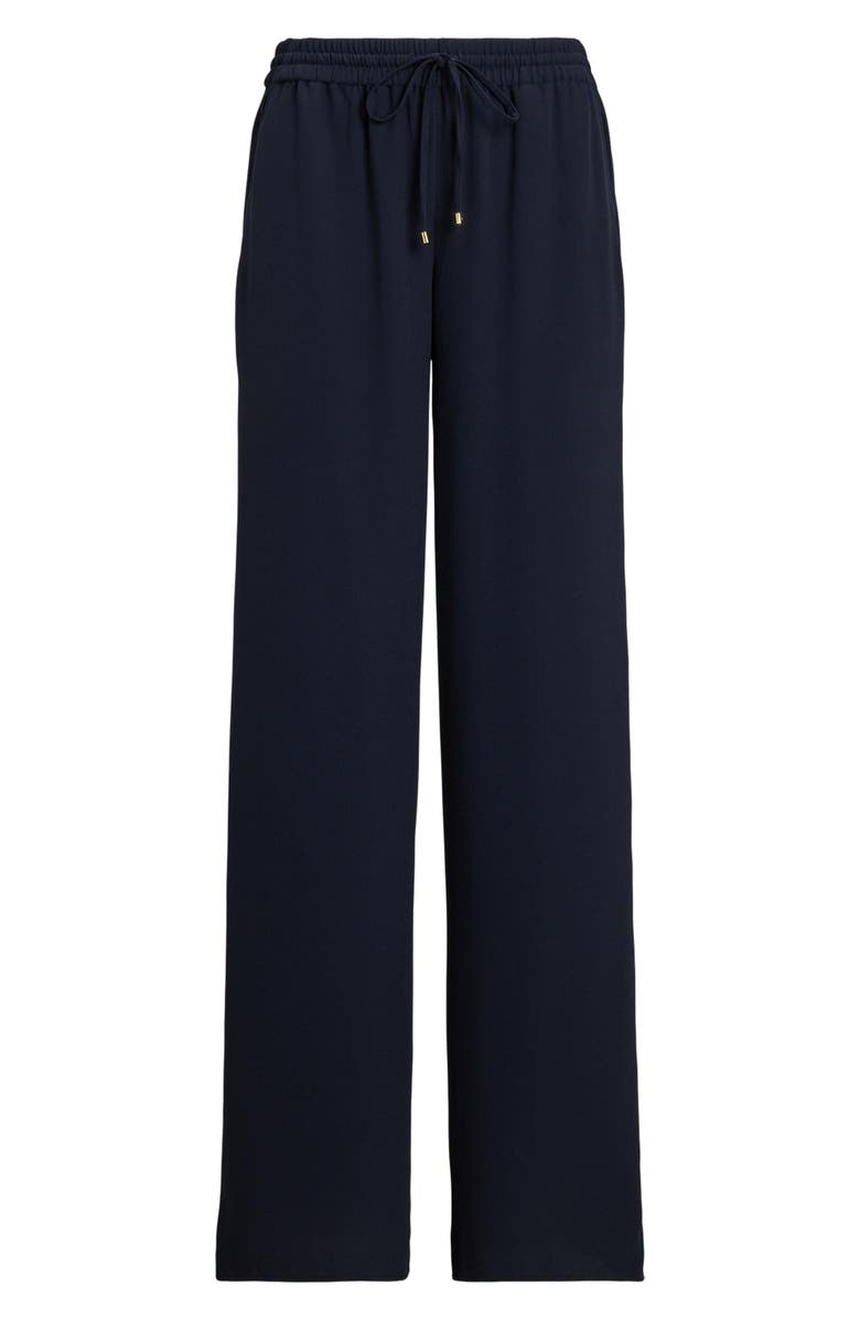 Lauren Ralph Lauren Side Stripe Georgette Wide Leg Pants, Alternate, color, 