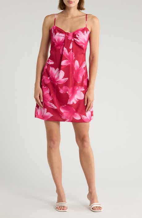 Hutch Pleated Neck Babydoll Minidress