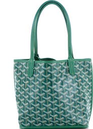 Pre-Owned Goyard Anjou Reversible Tote Coated Canvas Mini