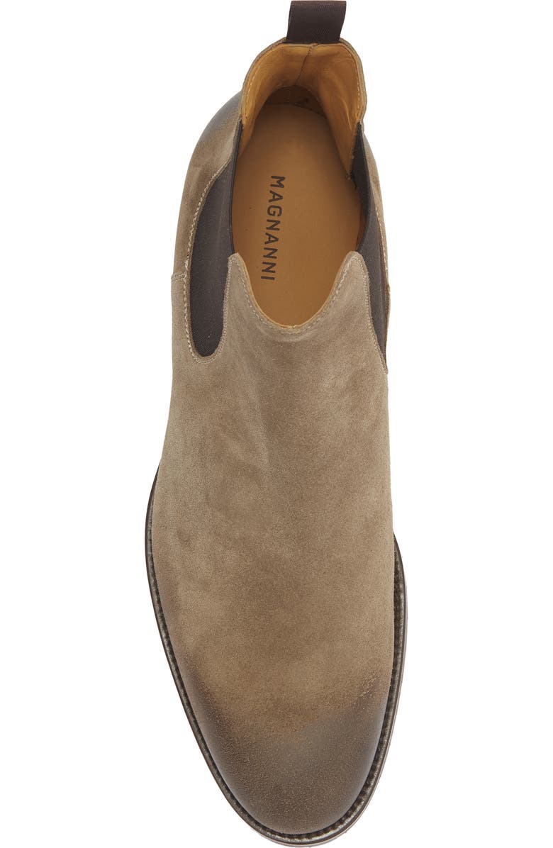 Magnanni Kam Chelsea Boot, Alternate, color, Torba Oiled Suede