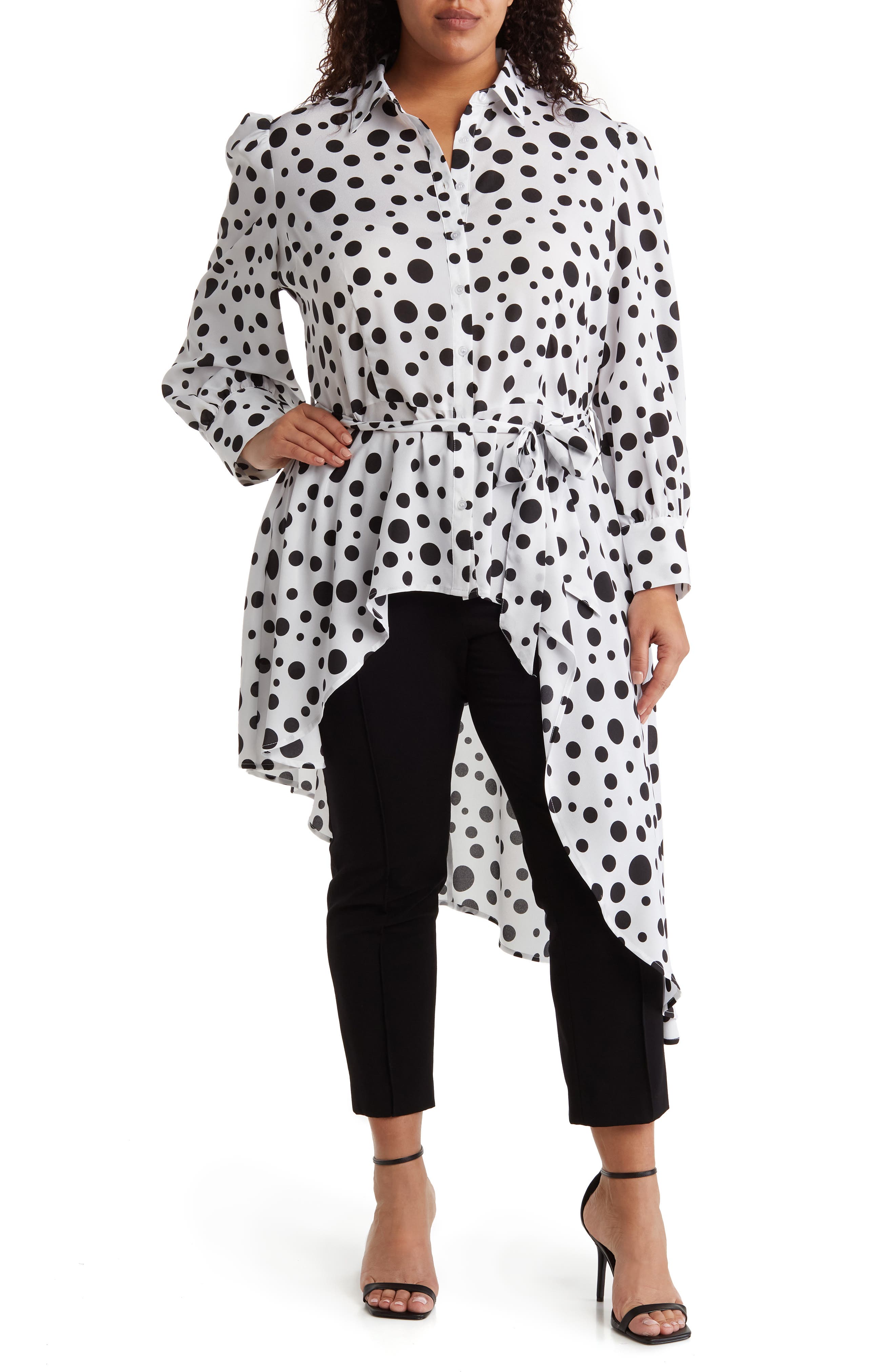 DOT WHITE/ BLACK