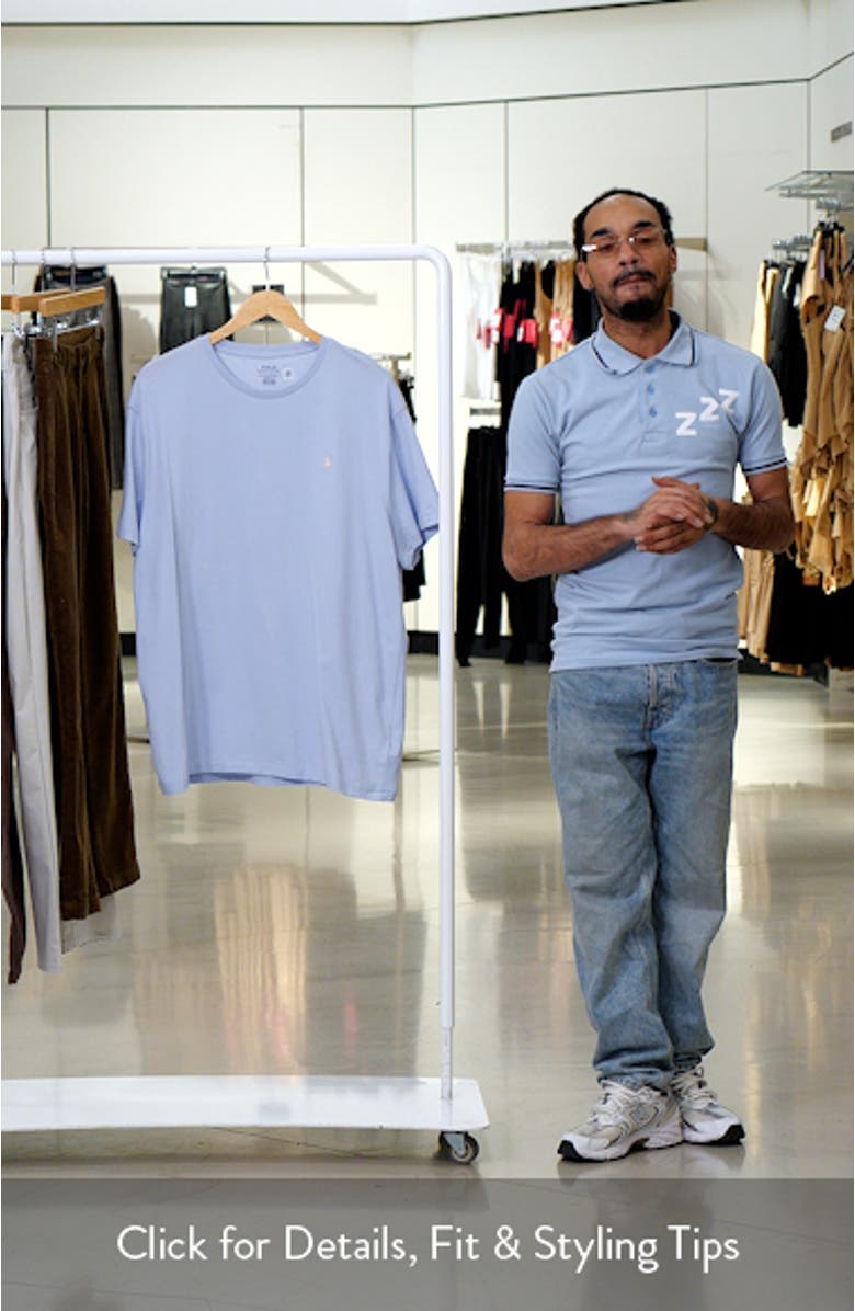 Classic Fit Jersey Crewneck T-Shirt, sales video thumbnail