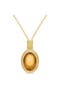  Citrine,Yellow Gold