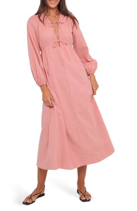 Riven Long Sleeve Maxi Dress