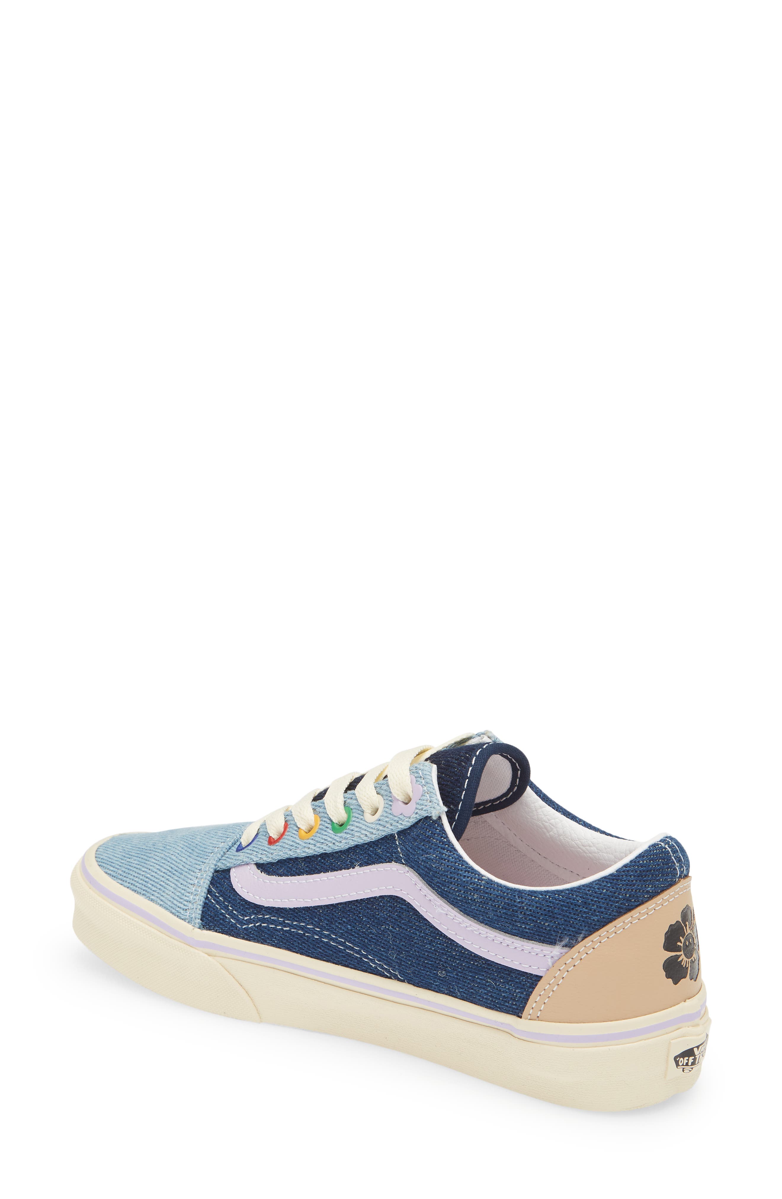 Vans Old Skool Denim Sneaker, Alternate, color, 