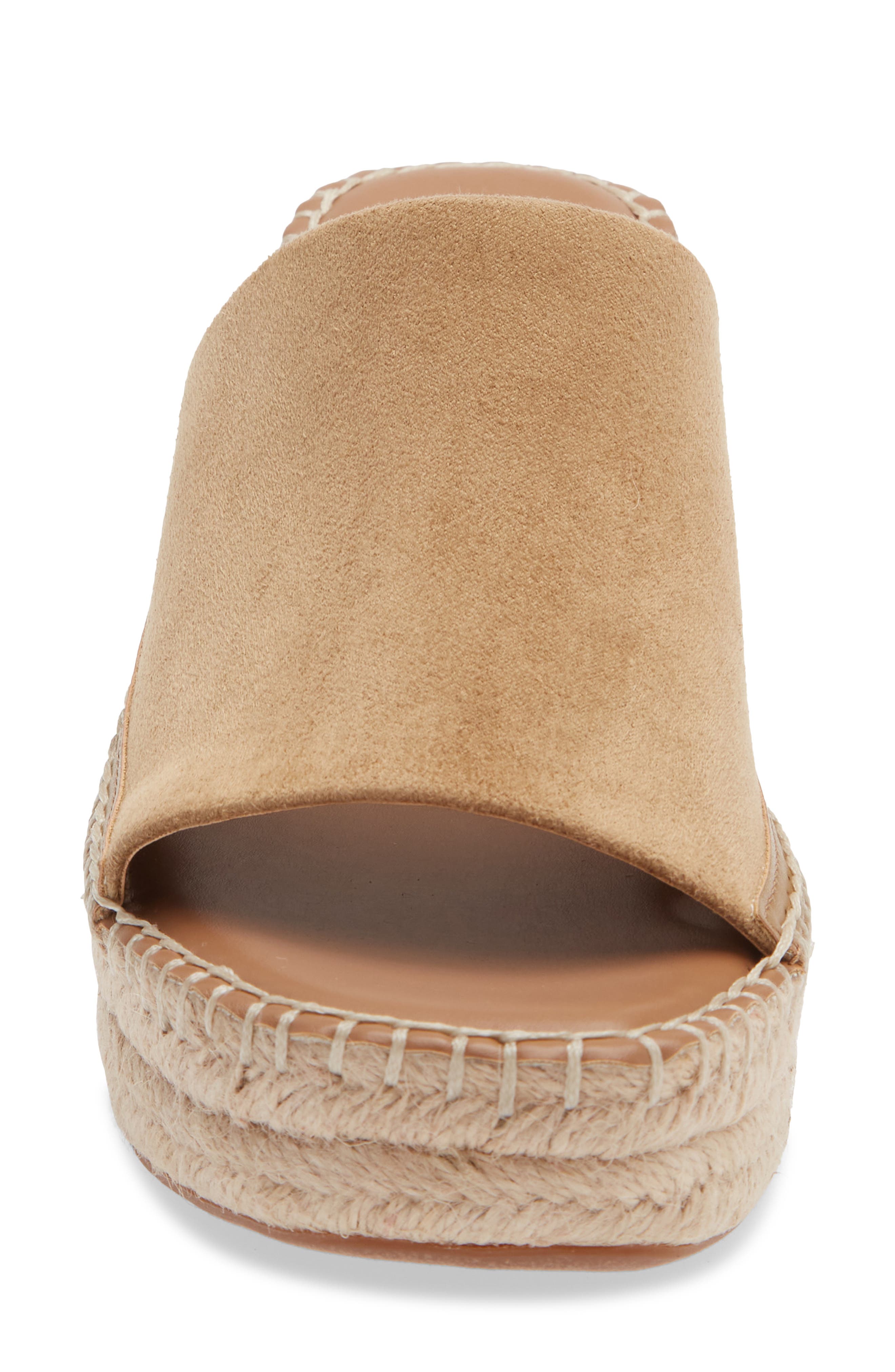 Claire Jute Wedge Slide Sandal, Alternate, color, TAN ICED COFFEE
