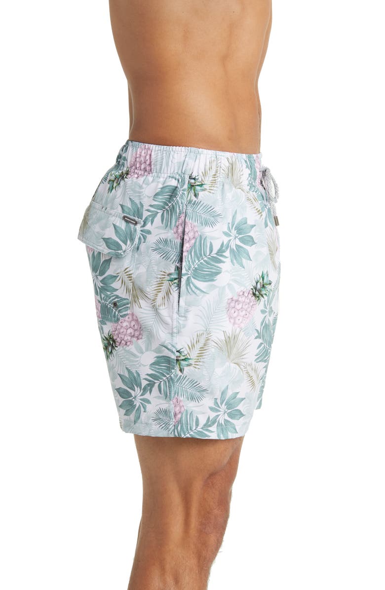 Vintage Summer Stretch Swim Trunks, Alternate, color,