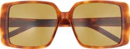 Saint Laurent 56mm Square Sunglasses