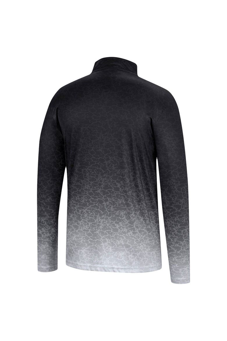 Men's Colosseum Black Iowa Hawkeyes Walter Quarter-Zip Windshirt, Alternate, color, Black